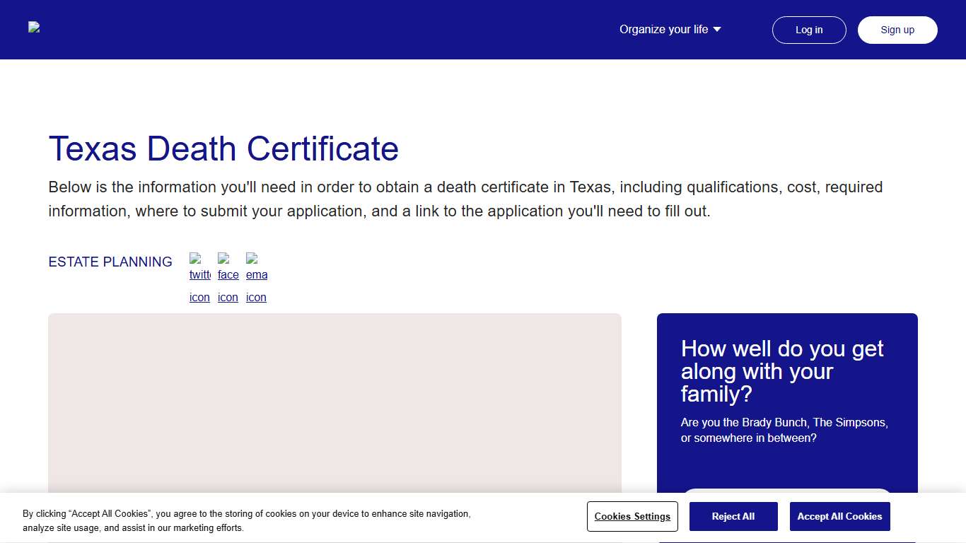 Texas Death Certificate Everplans
